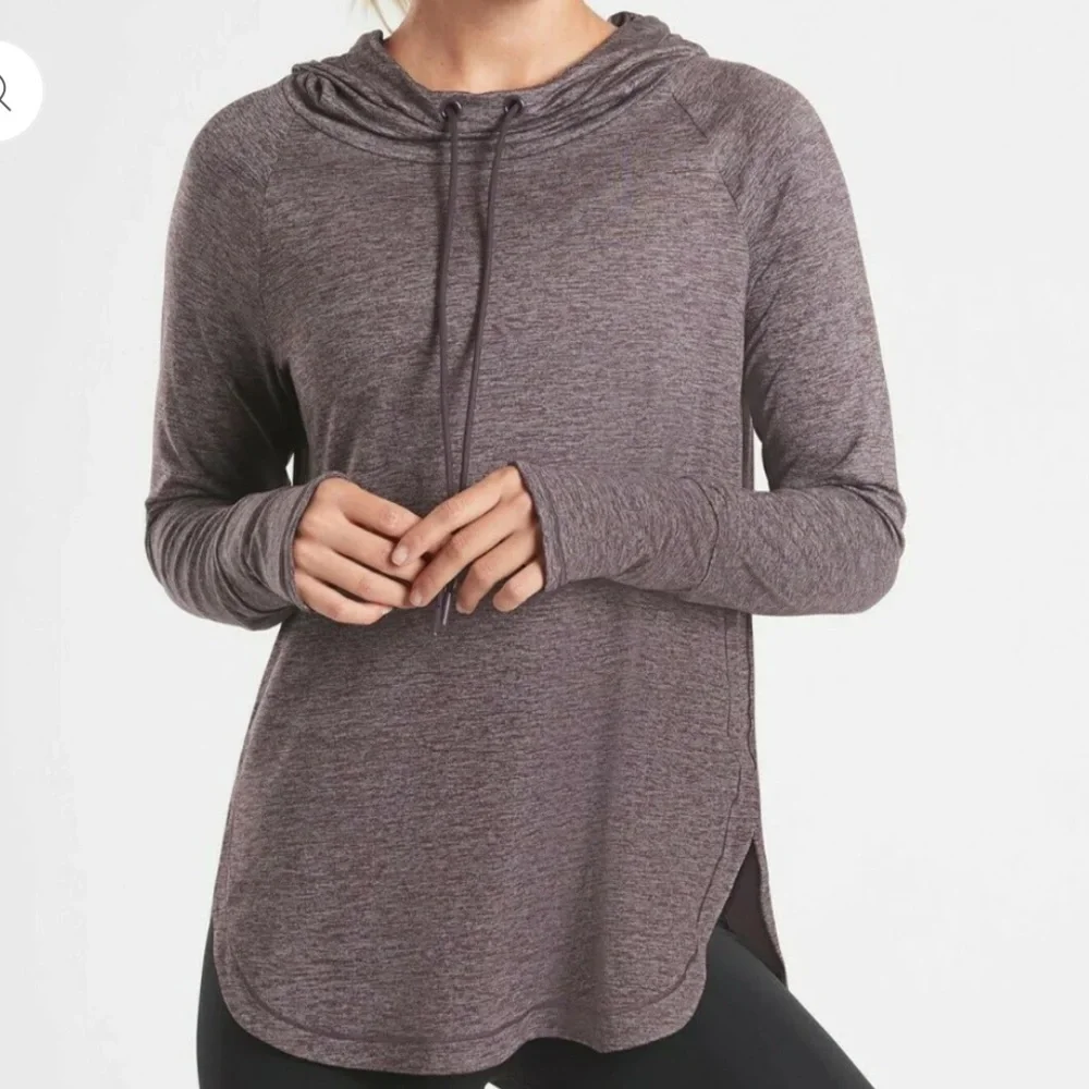 NWOT Athleta Untempo Hoodie M - Agate Purple